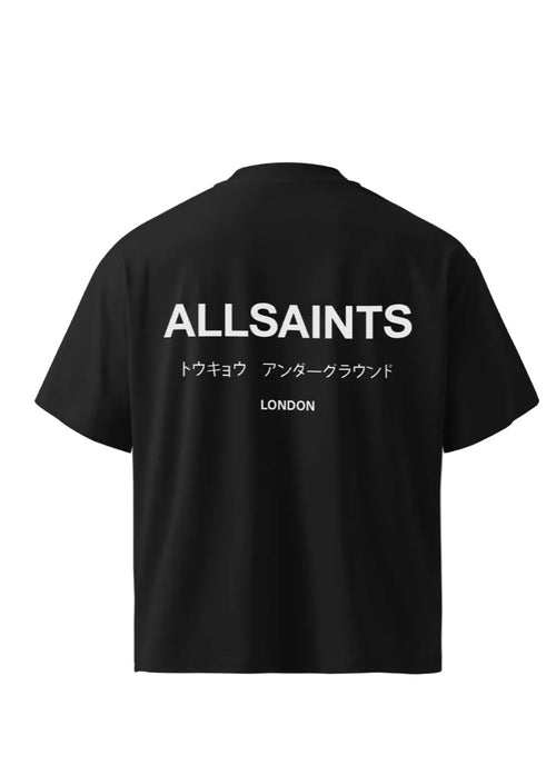 PLAYERA ALLSAINTS LONDON NEGRA