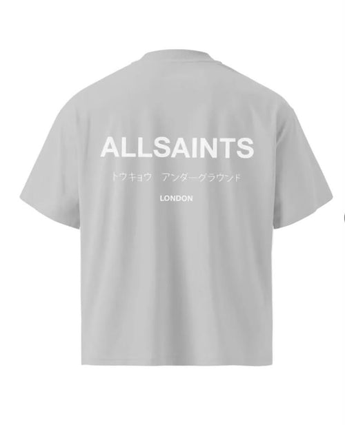 PLAYERA ALLSAINTS LONDON GRIS